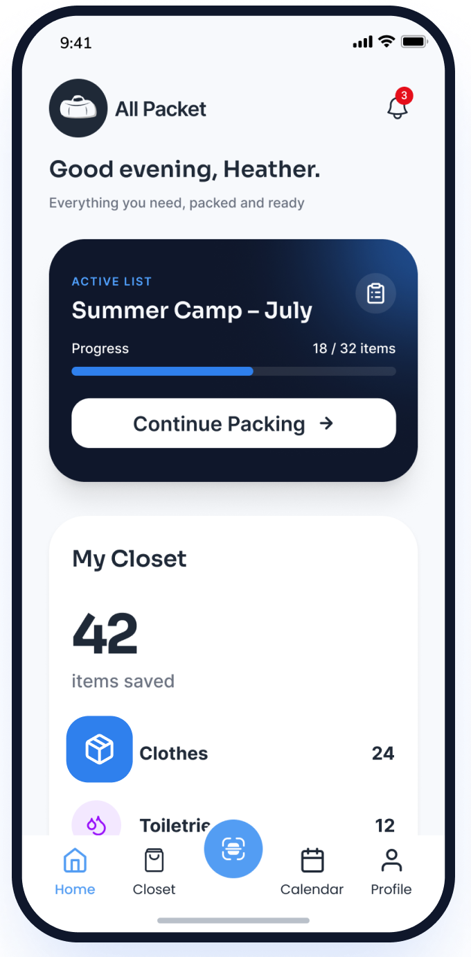 App on mobile