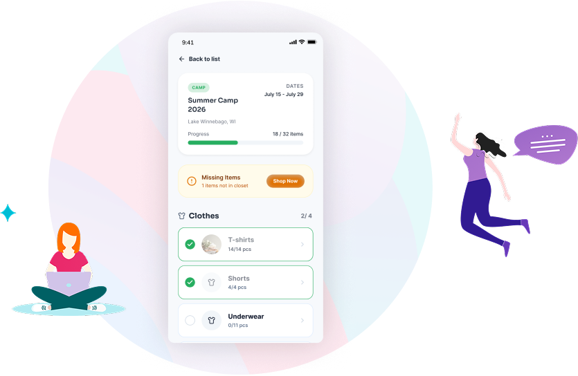 Dynamic Packing Lists